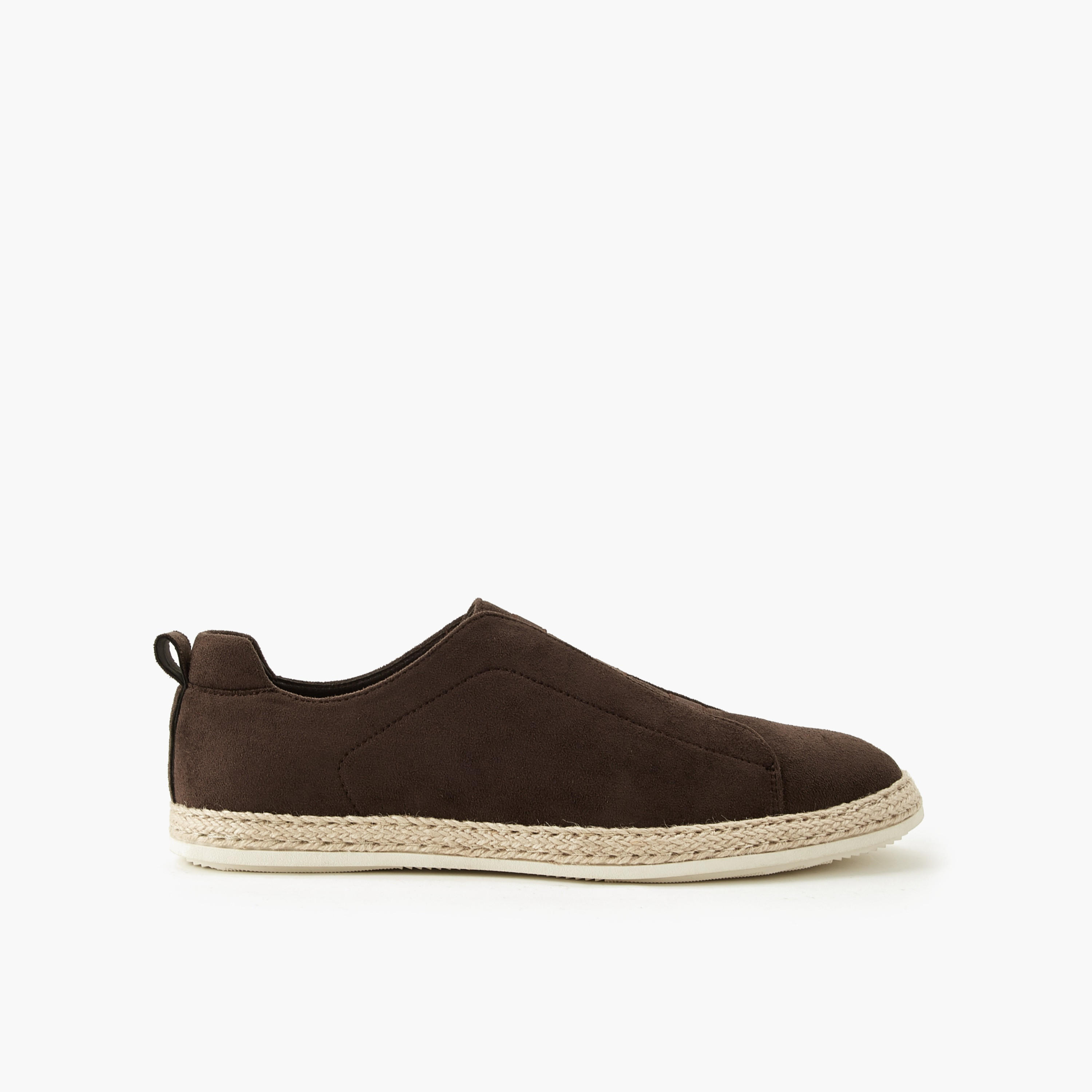 Peppermint Men Textured Slip-On Espadrille Loafers-men-shoes-loafersandmoccasins-image-2