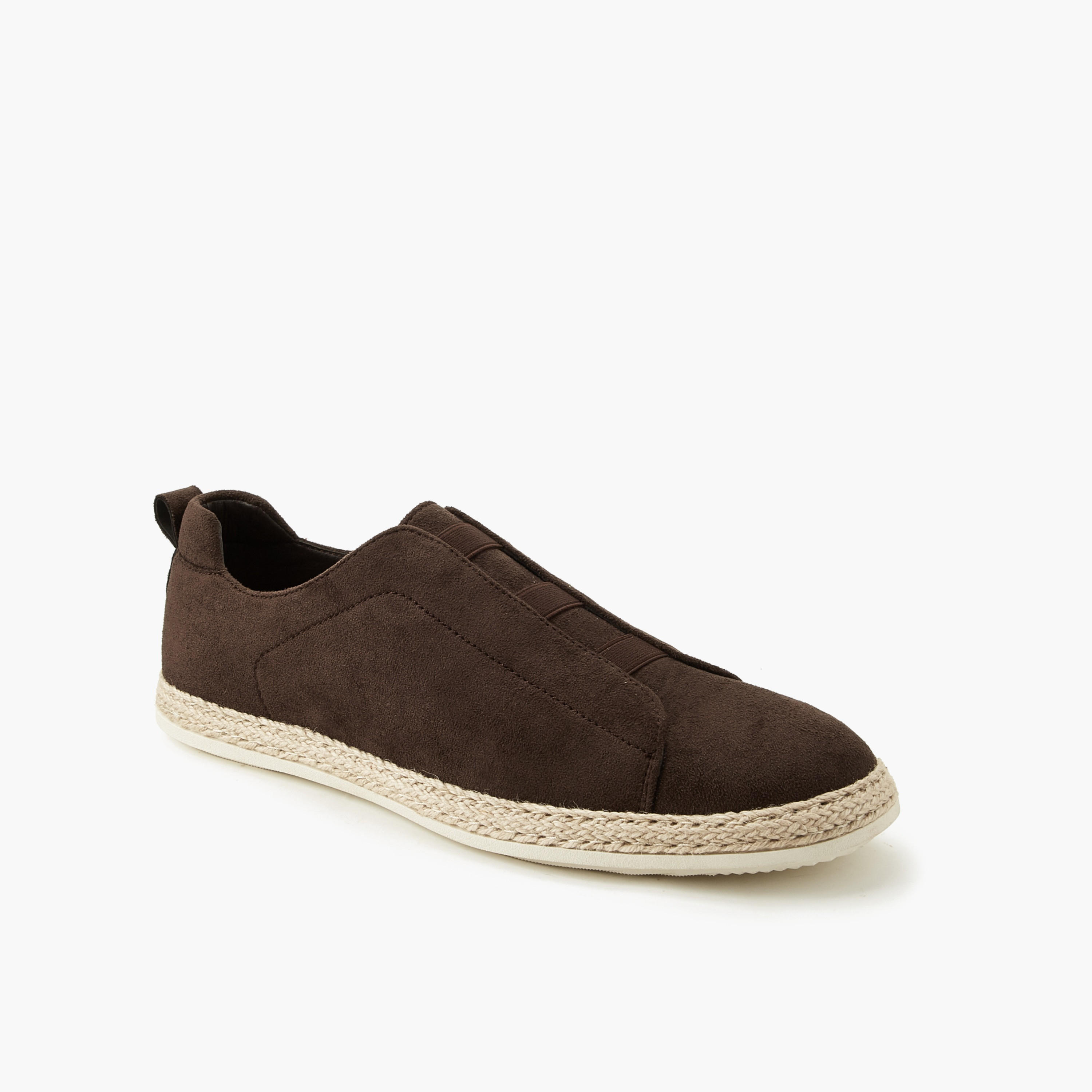 Peppermint Men Textured Slip-On Espadrille Loafers-men-shoes-loafersandmoccasins-image-3