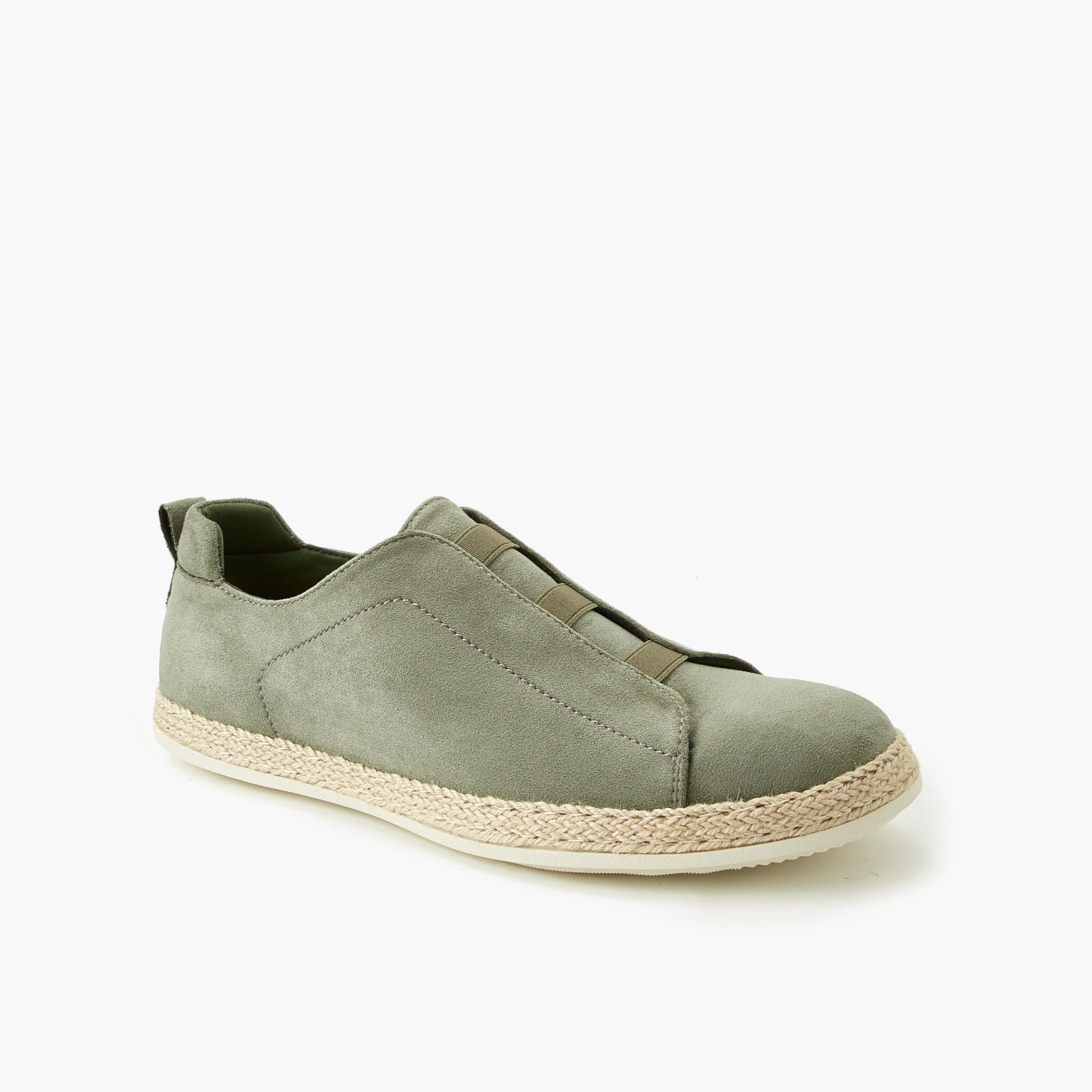 Peppermint Men Textured Slip-On Espadrille Loafers-men-shoes-loafersandmoccasins-image-2