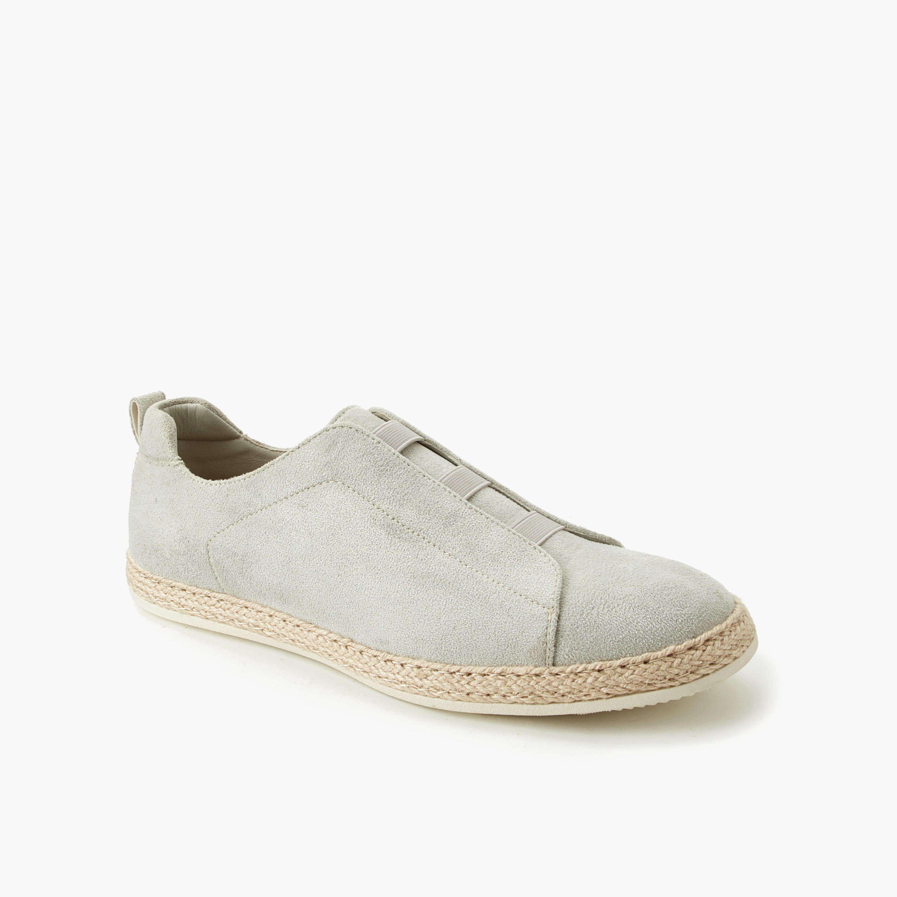 Peppermint Men Textured Slip-On Espadrille Loafers-men-shoes-loafersandmoccasins-image-2