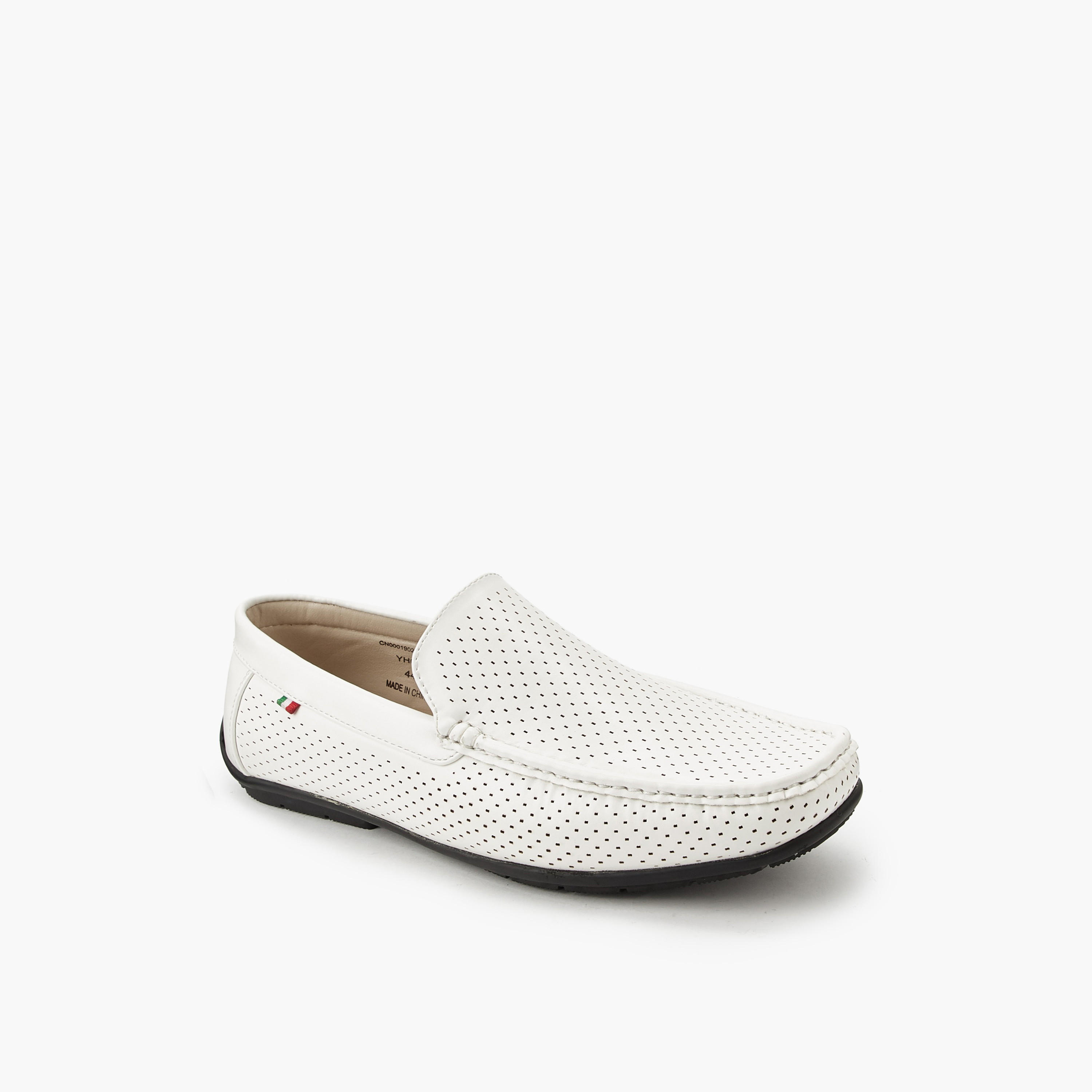 Renzo Ruganni Men Textured Loafers-men-shoes-loafersandmoccasins-image-2