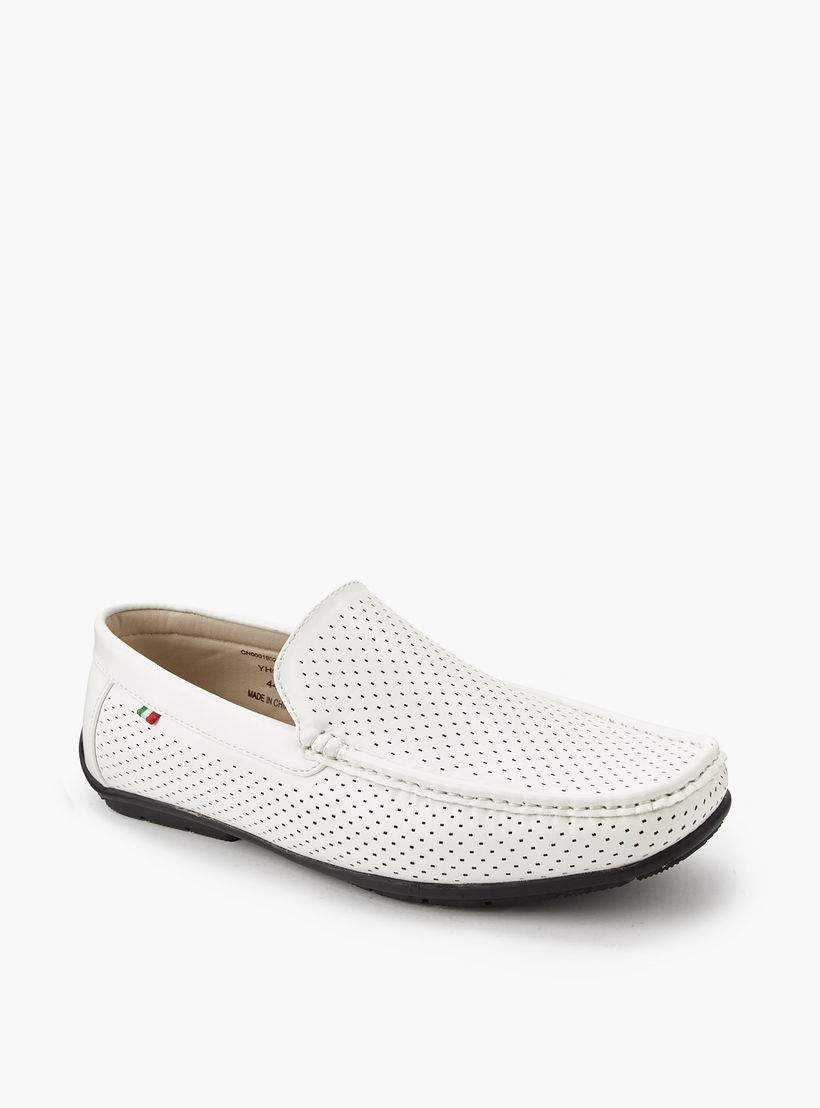 Renzo Ruganni Men Textured Loafers-men-shoes-loafersandmoccasins-image-2