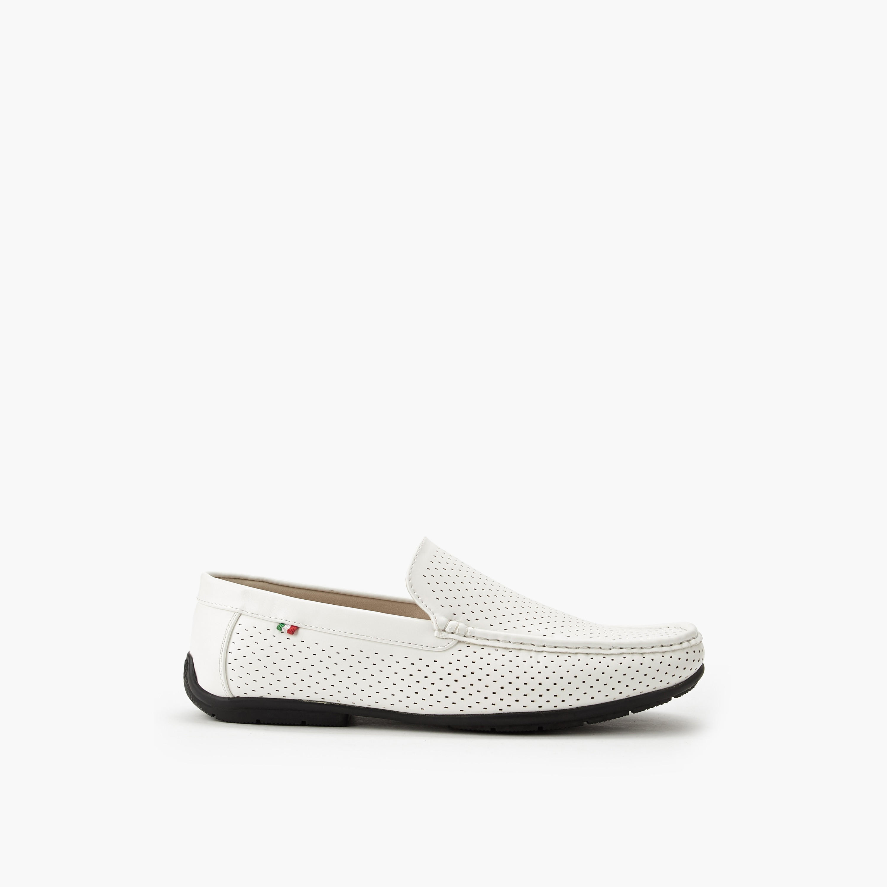 Renzo Ruganni Men Textured Loafers-men-shoes-loafersandmoccasins-image-3