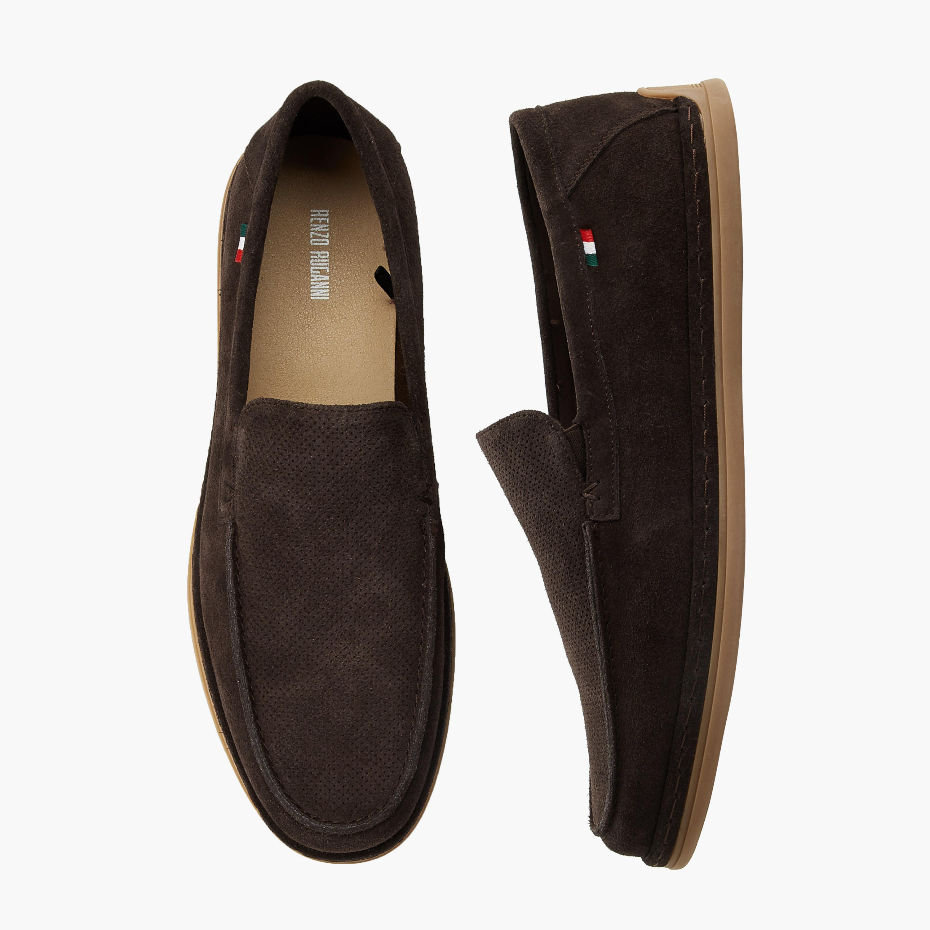 حذاء لوفر رجالي بارز الملمس وسهل الارتداء من رينزو روجاني-men-shoes-loafersandmoccasins-image-1