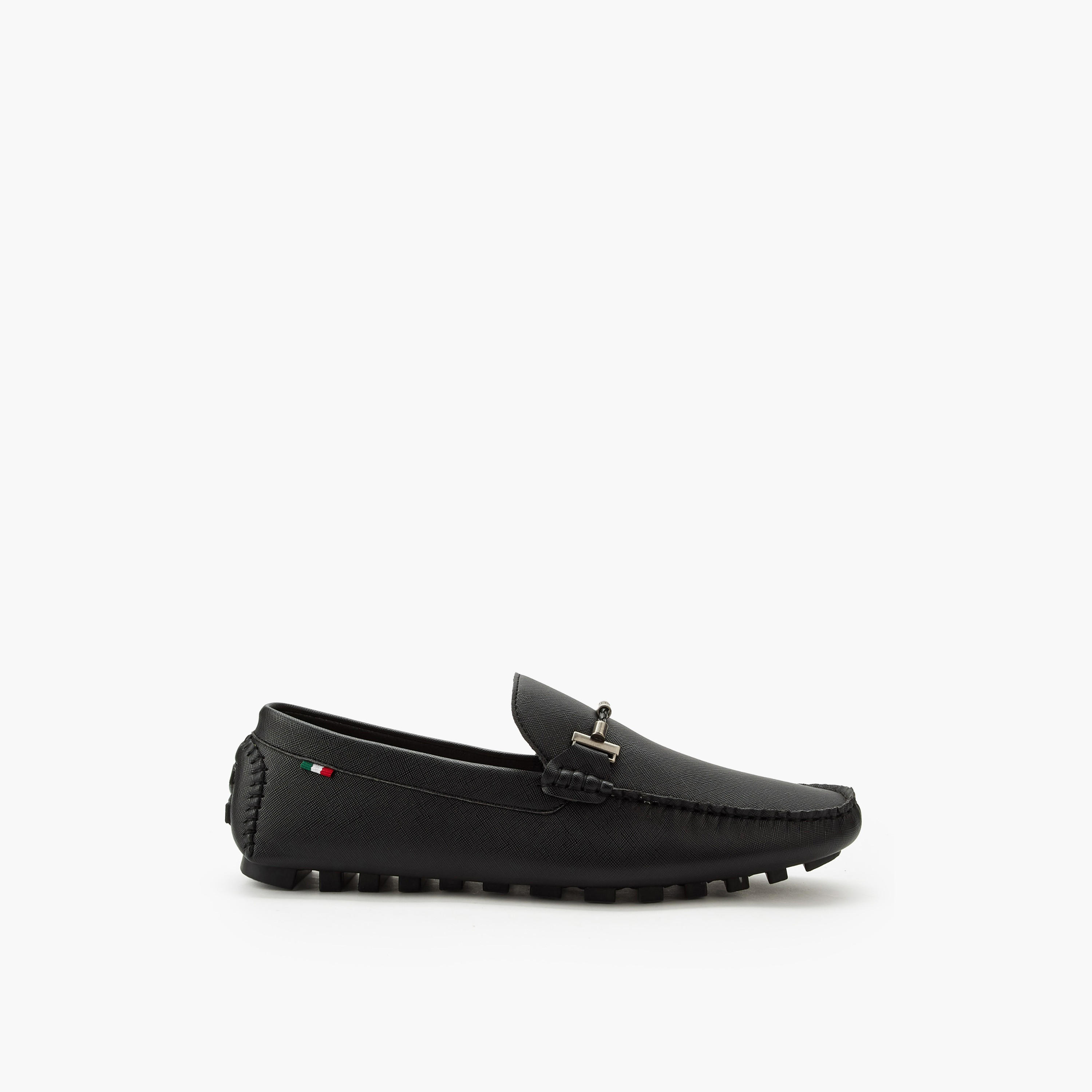 حذاء موكاسين بارز الملمس سهل الارتداء للرجال من رينزو روغاني-men-shoes-loafersandmoccasins-image-3
