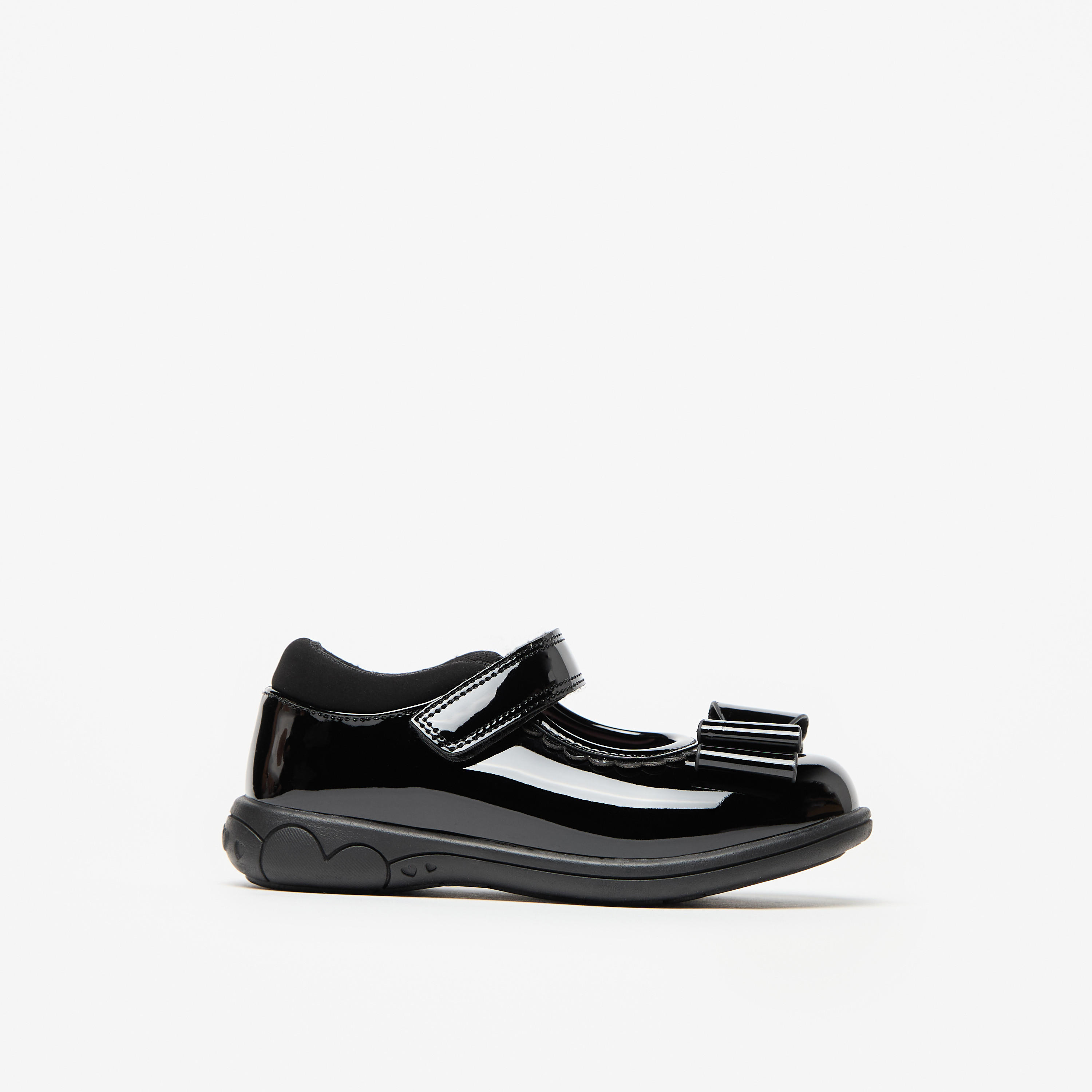 Juniors Bow Accent Mary Jane Shoes with Hook and Loop Closure-girls-shoes-maryjanes-image-3
