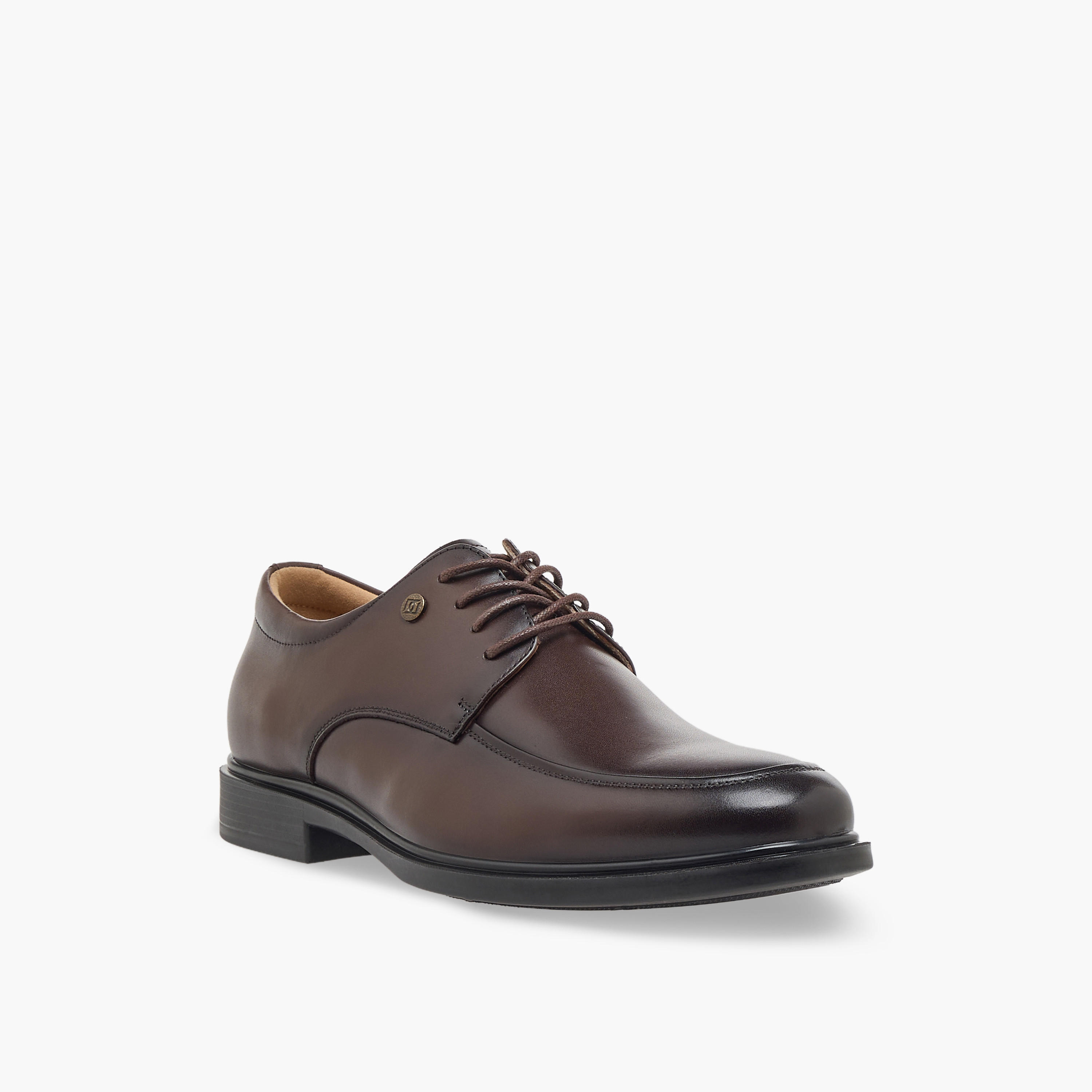 Duchini Men Lace-Up Leather Derby Shoes-men-shoes-formalshoes-image-2