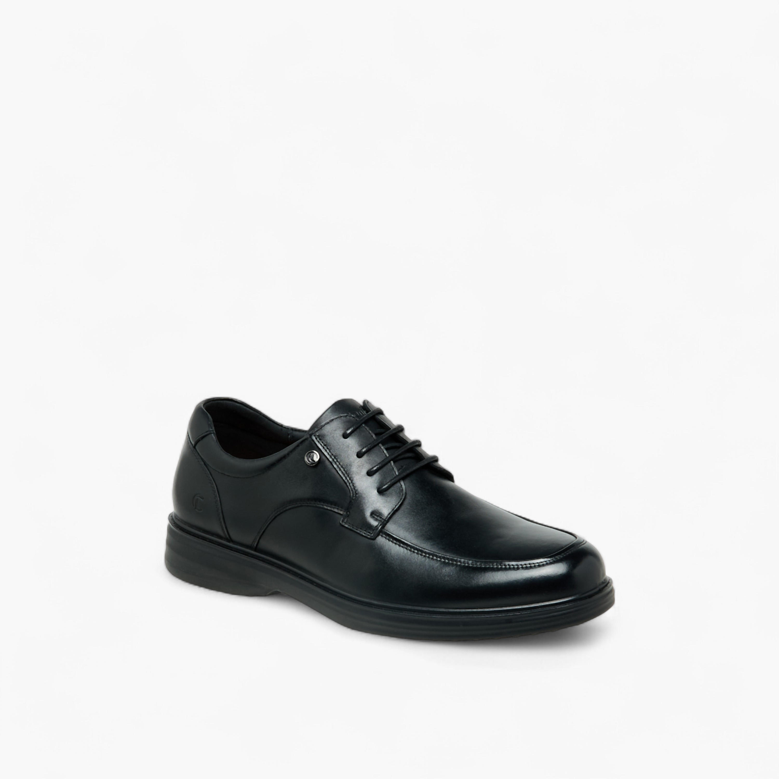 حذاء ديربي جلد طبيعي برباط للرجال من لو كونفور-men-shoes-formalshoes-image-2