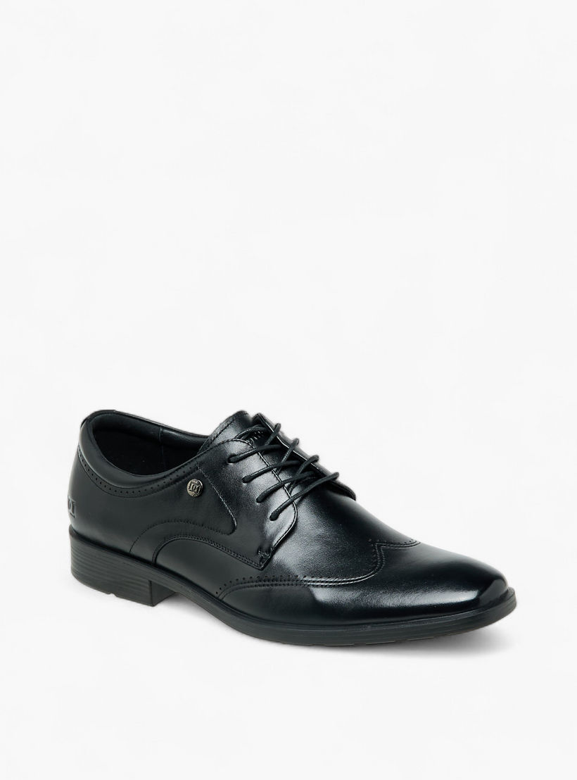 Duchini Men Genuine Leather Lace-Up Derby Shoes-men-shoes-formalshoes-image-2