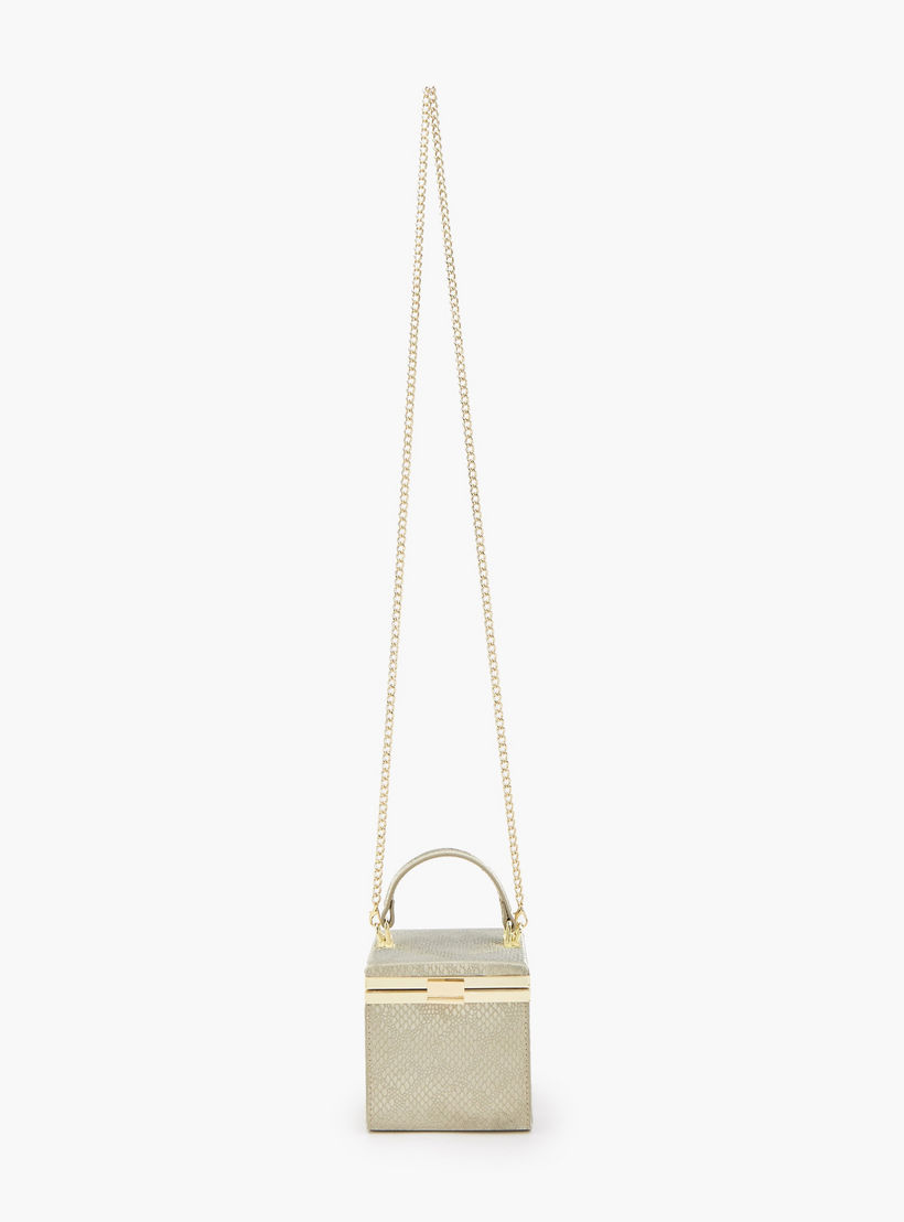 Flora Bella Textured Crossbody Bag with Chain Strap-women-bagsandwallets-handbags-image-2