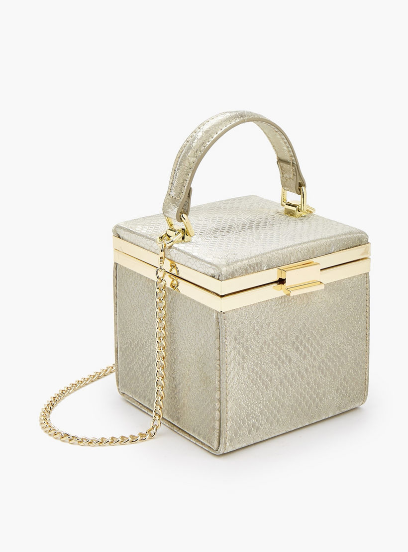 Flora Bella Textured Crossbody Bag with Chain Strap-women-bagsandwallets-handbags-image-3