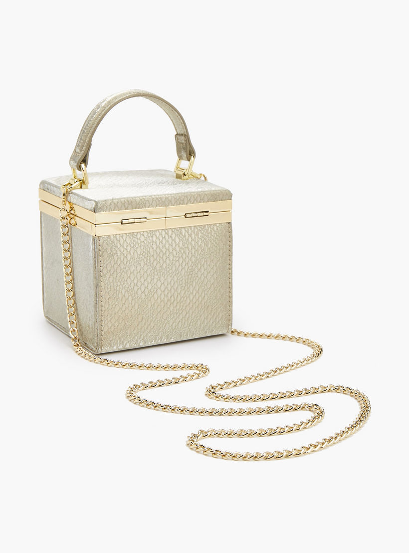 Flora Bella Textured Crossbody Bag with Chain Strap-women-bagsandwallets-handbags-image-5