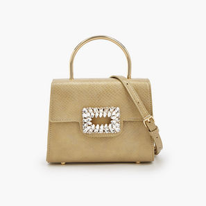 شنطة كروس بودي مزينة بإبزيم وحزام قابل للفصل من فلورا بيلا-women-bagsandwallets-handbags-image-1