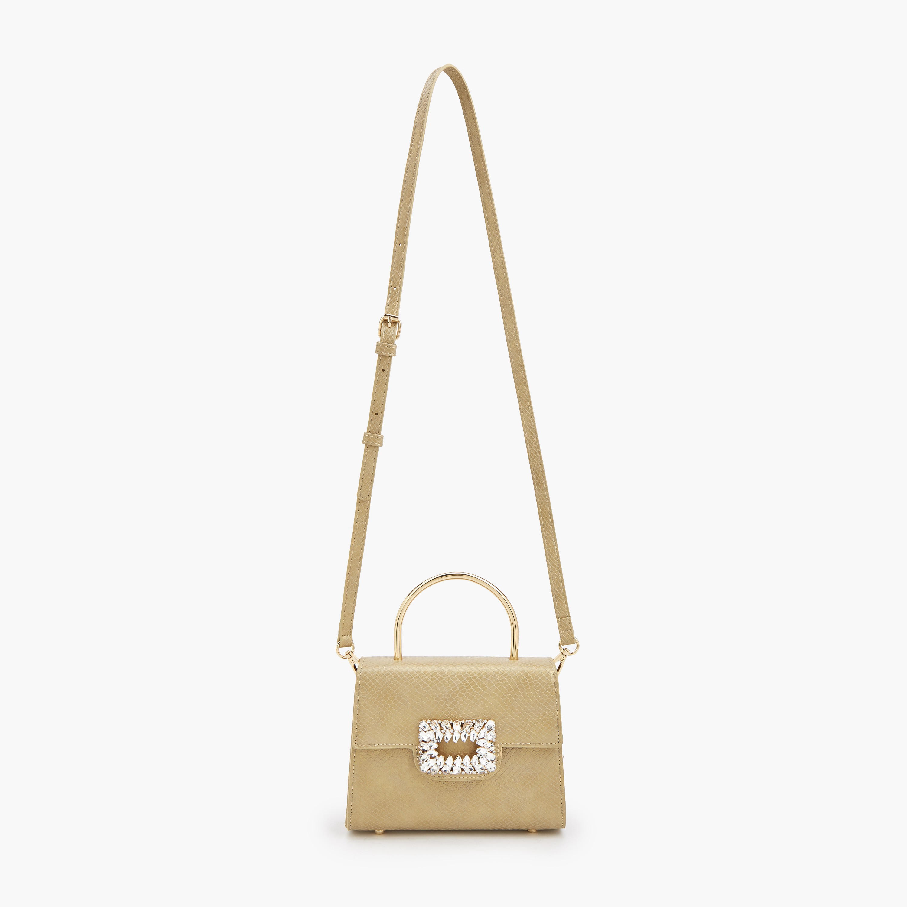 شنطة كروس بودي مزينة بإبزيم وحزام قابل للفصل من فلورا بيلا-women-bagsandwallets-handbags-image-3