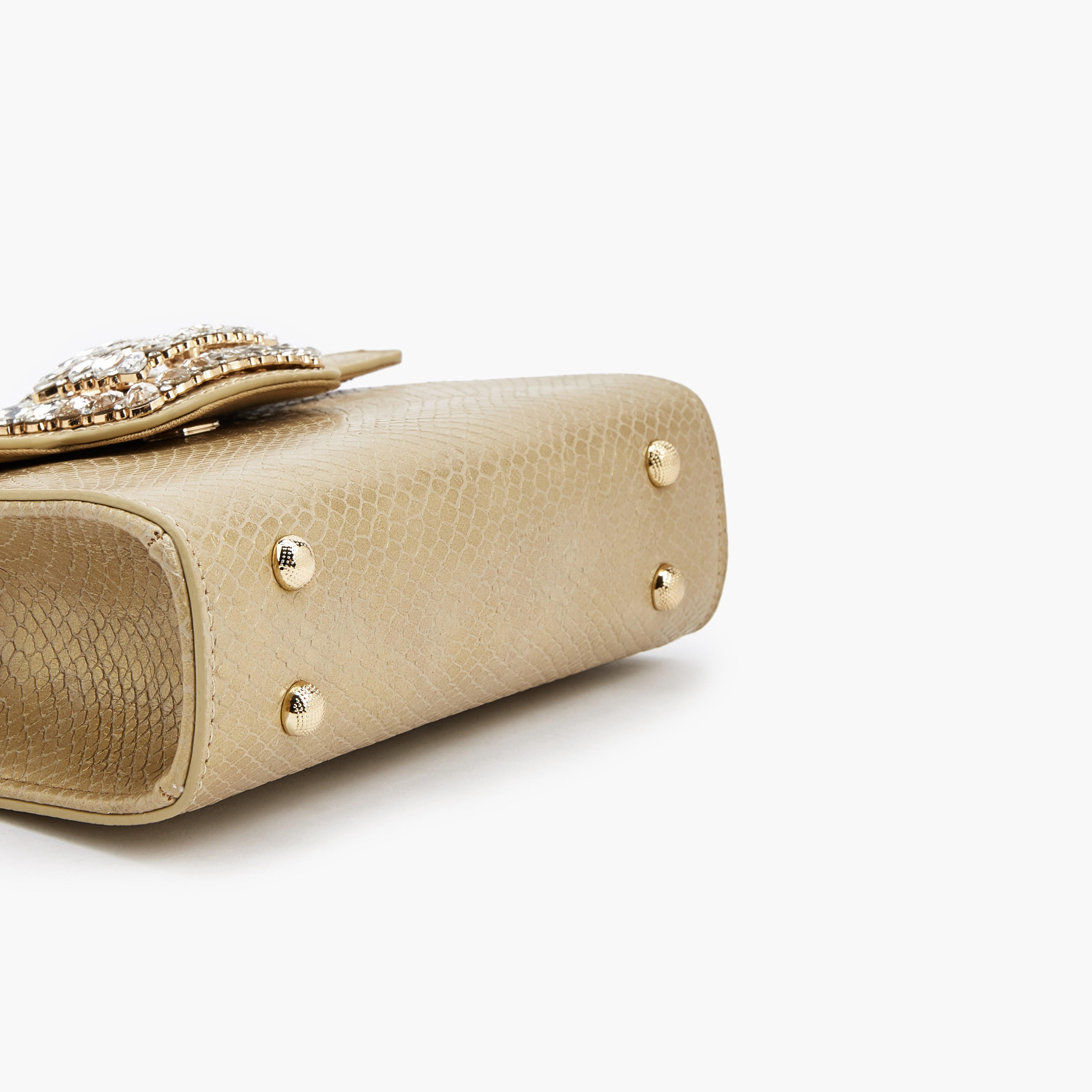 شنطة كروس بودي مزينة بإبزيم وحزام قابل للفصل من فلورا بيلا-women-bagsandwallets-handbags-image-7
