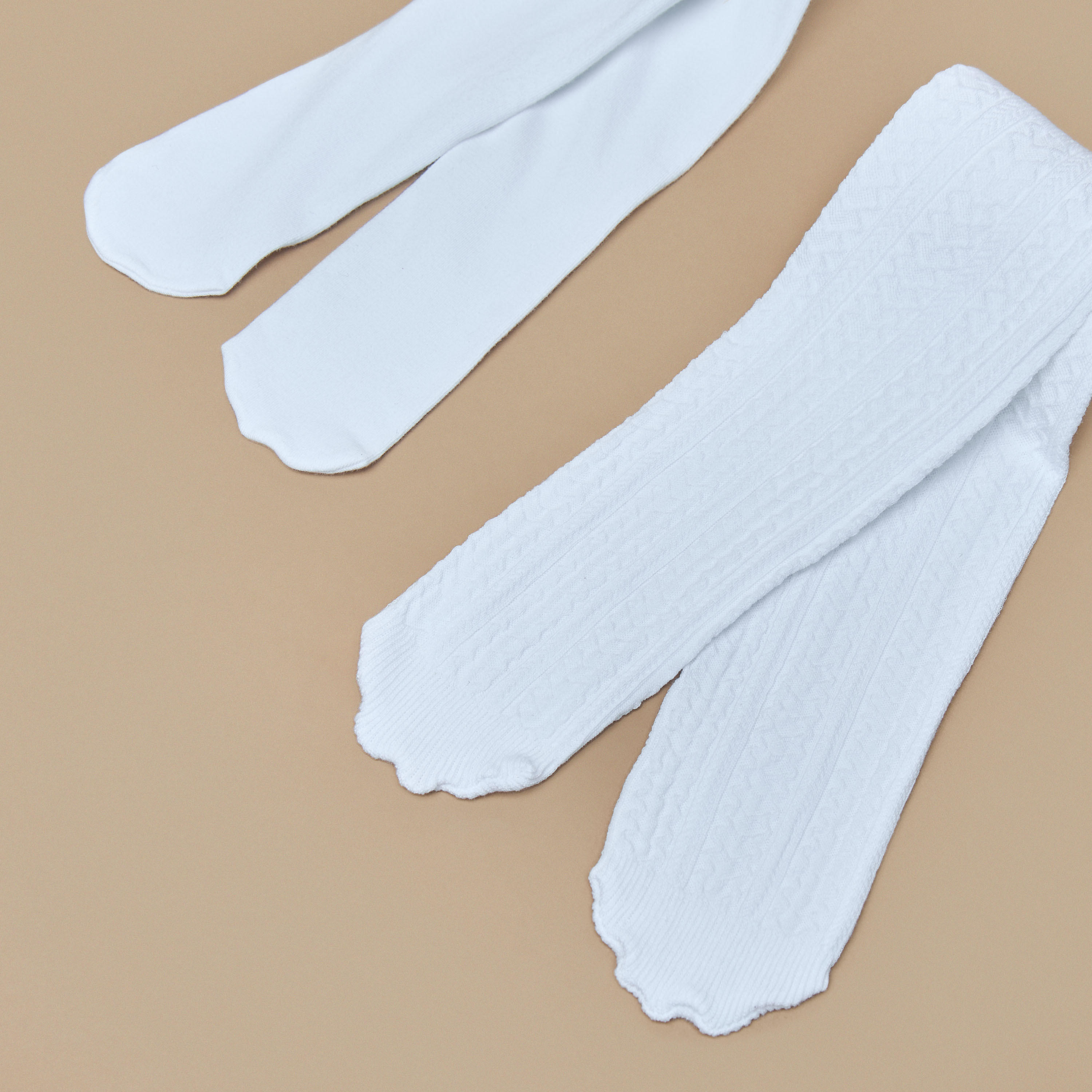 Barefeet Assorted Tights with Elasticated Waistband - Set of 2-girls-accessories-socks-image-2