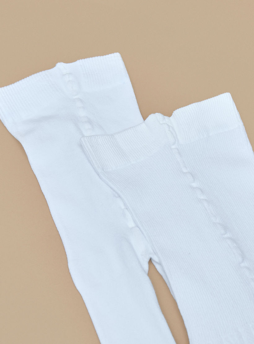 Barefeet Assorted Tights with Elasticated Waistband - Set of 2-girls-accessories-socks-image-4