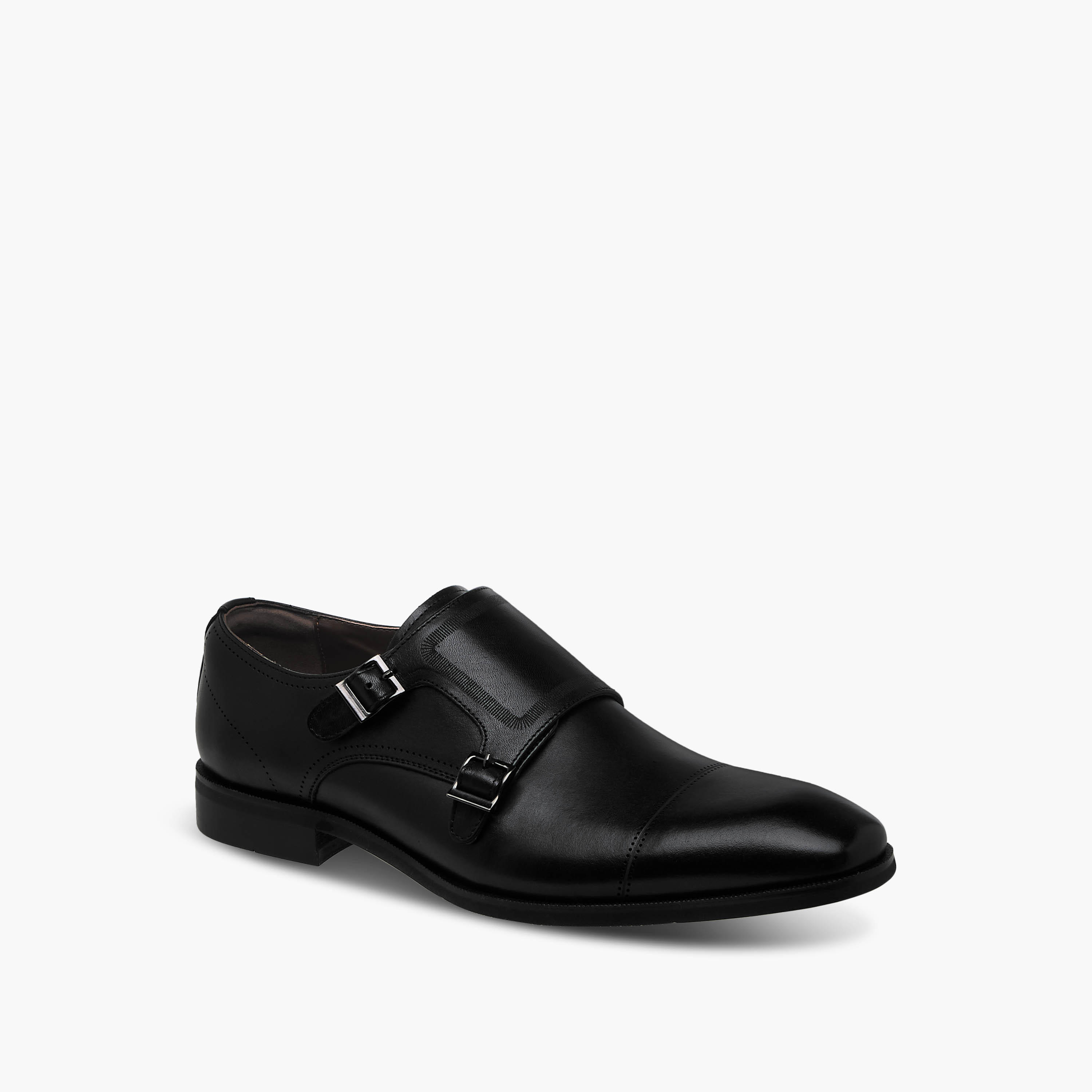 Duchini Men Genuine Leather Slip-On Monk Shoes-men-shoes-formalshoes-image-2
