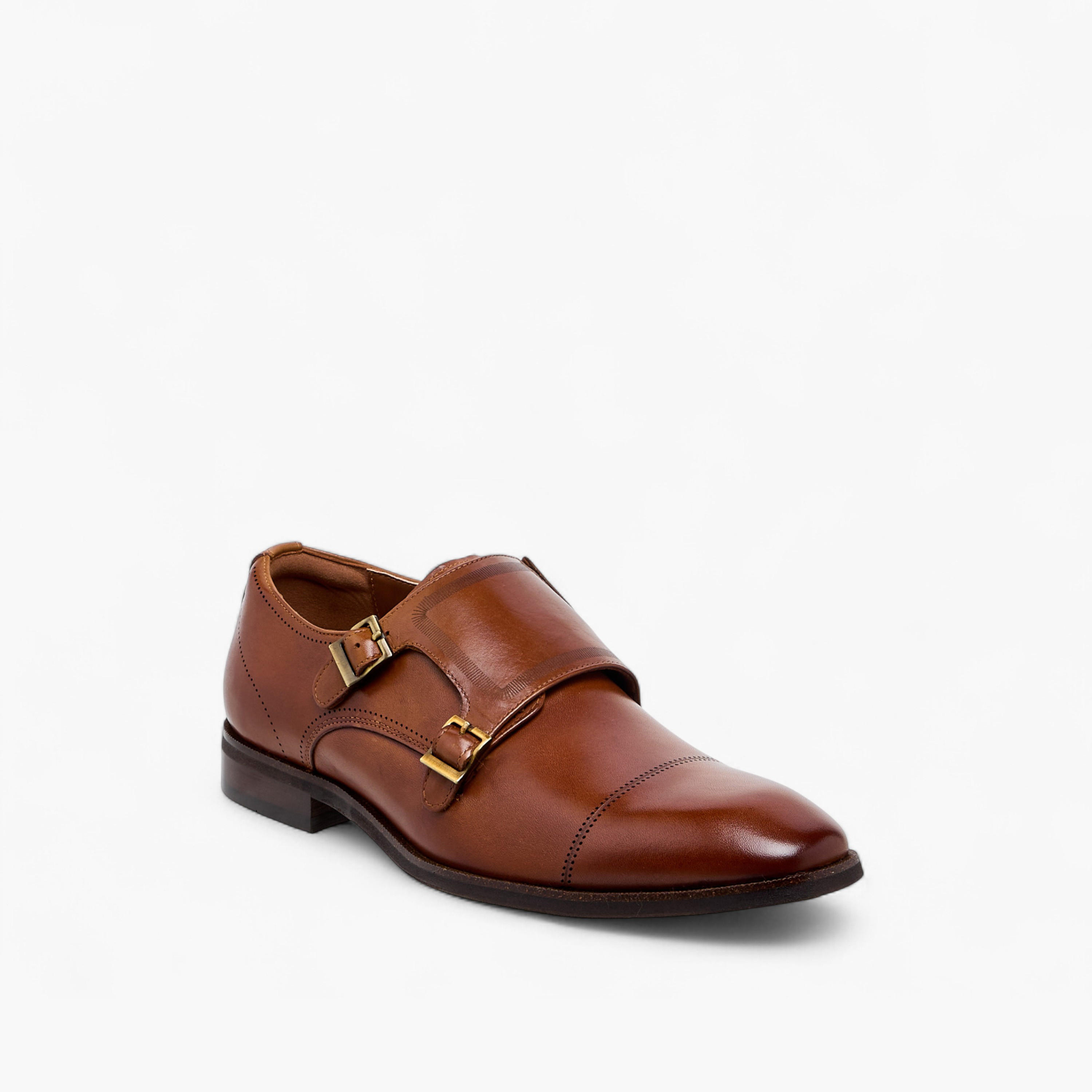 Duchini Men Genuine Leather Slip-On Monk Shoes-men-shoes-formalshoes-image-2
