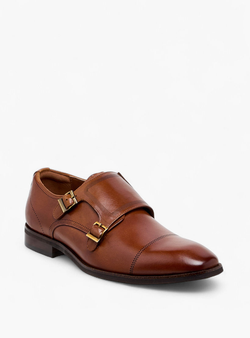 Duchini Men Genuine Leather Slip-On Monk Shoes-men-shoes-formalshoes-image-2