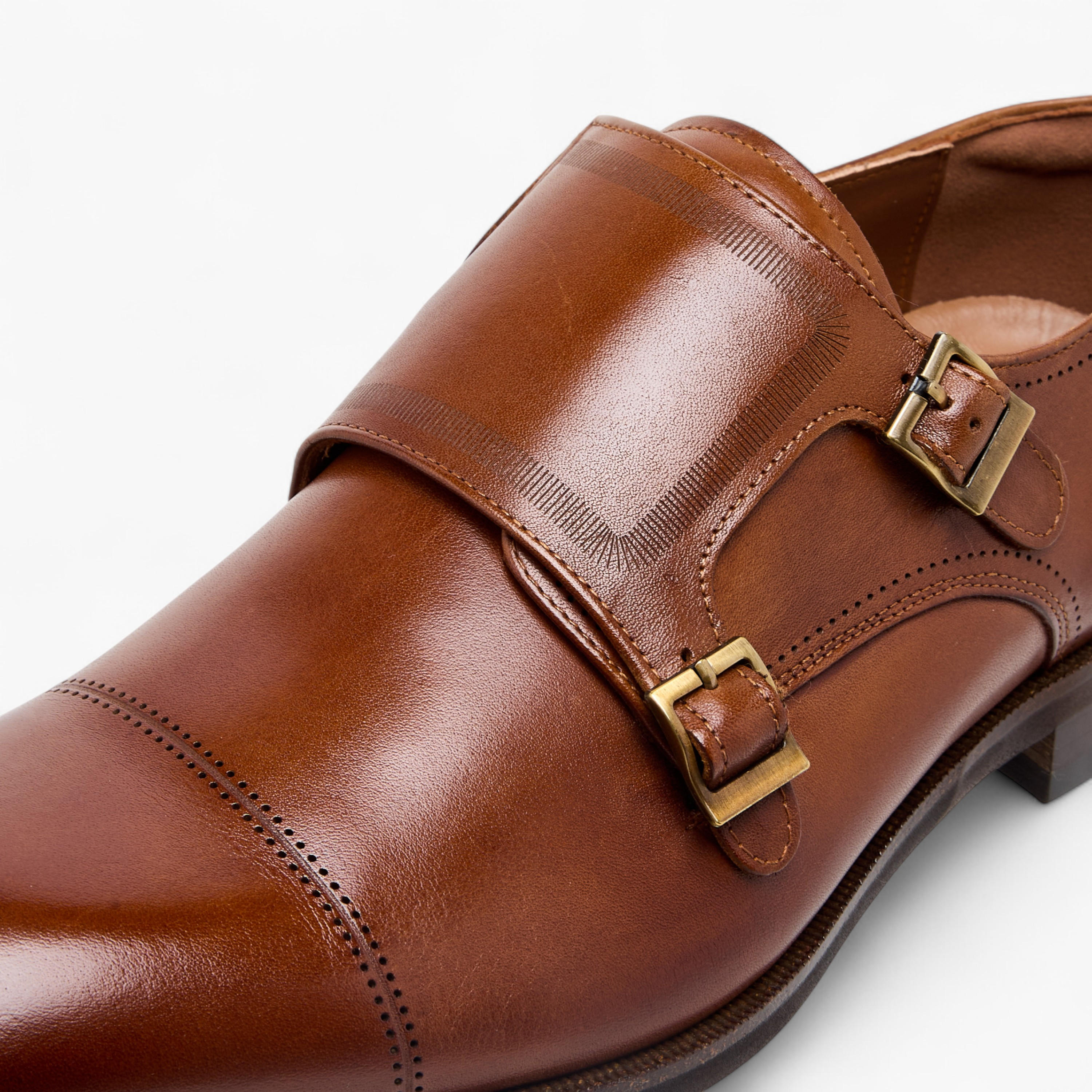 Duchini Men Genuine Leather Slip-On Monk Shoes-men-shoes-formalshoes-image-4