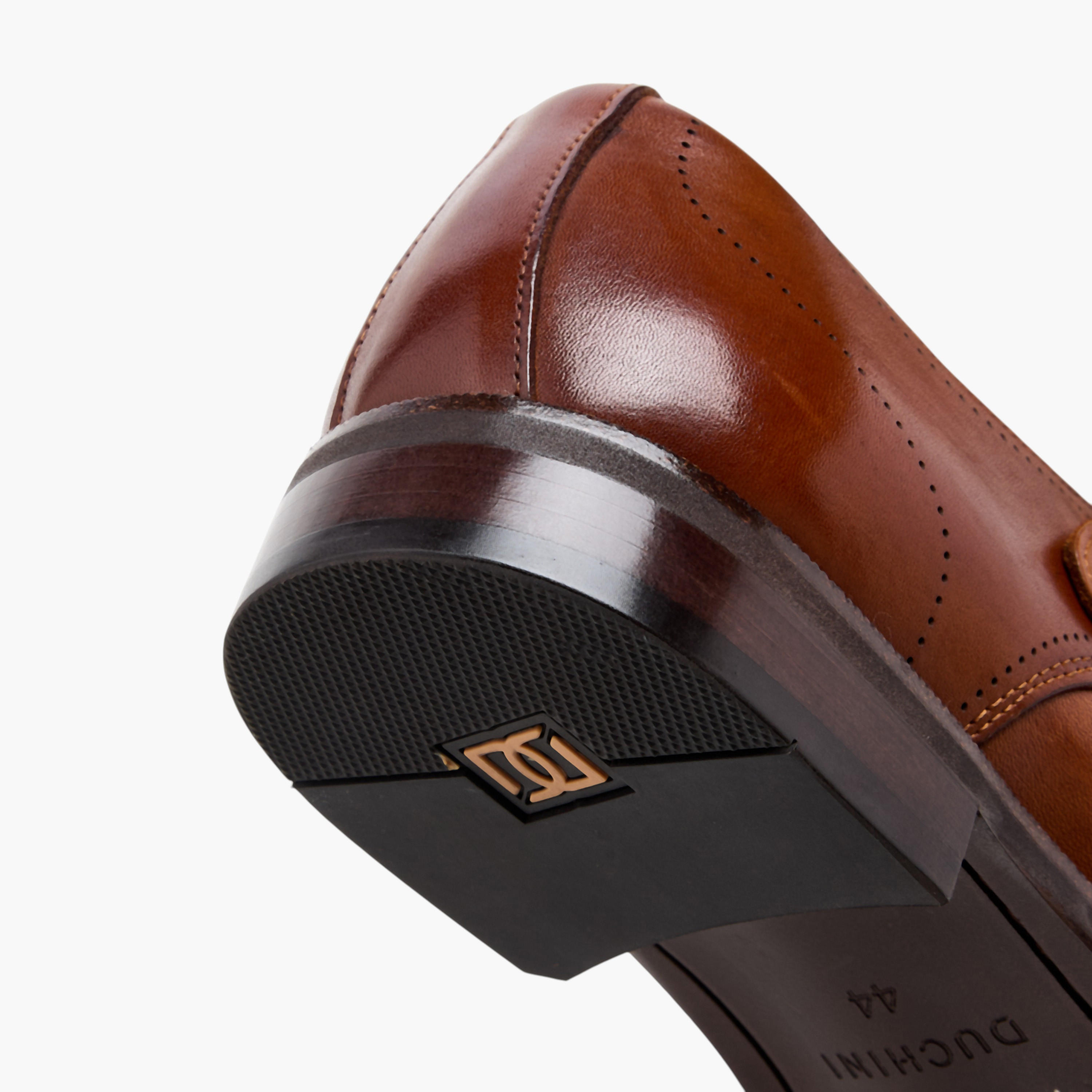 Duchini Men Genuine Leather Slip-On Monk Shoes-men-shoes-formalshoes-image-5