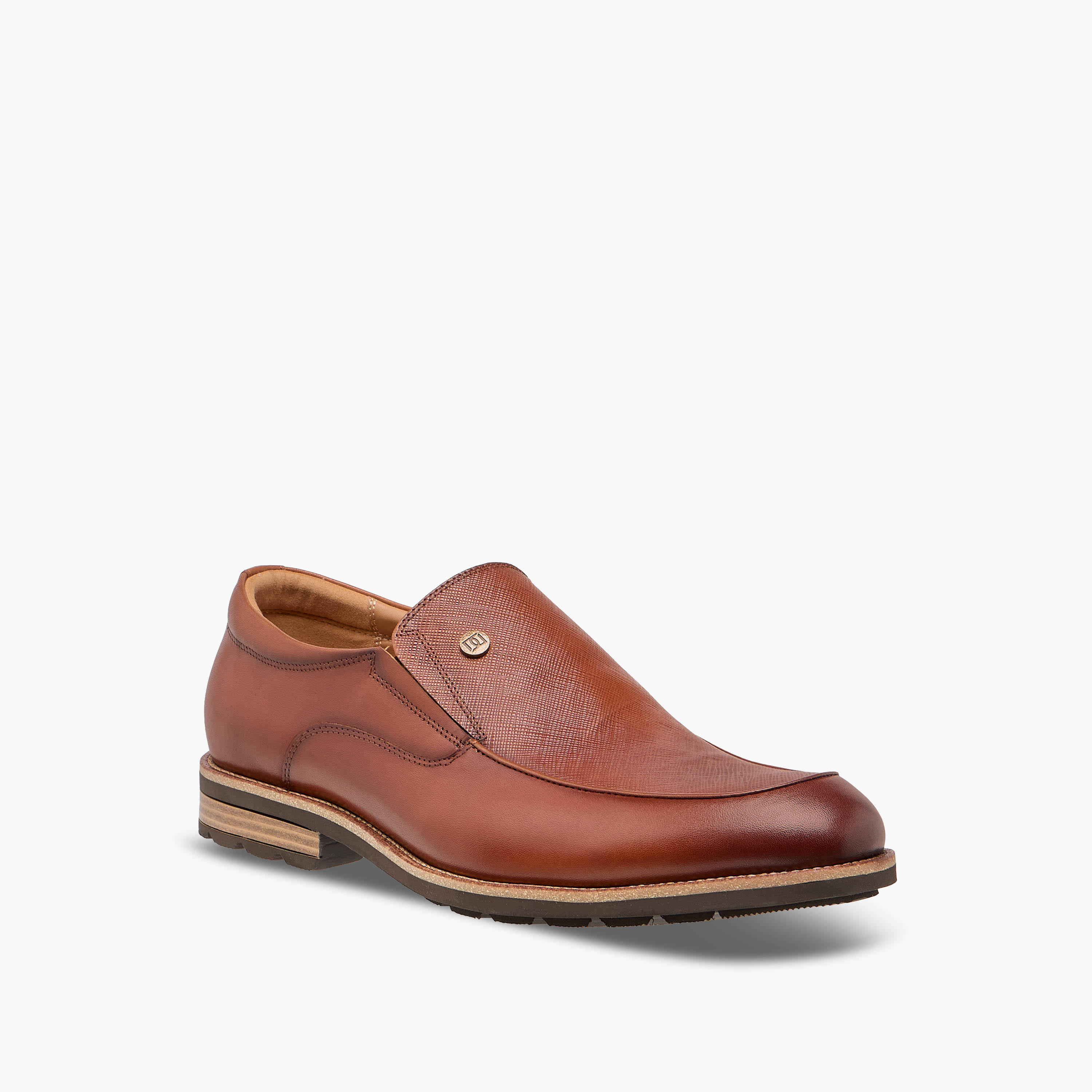 Duchini Men Genuine Leather Slip-On Loafers-men-shoes-formalshoes-image-2