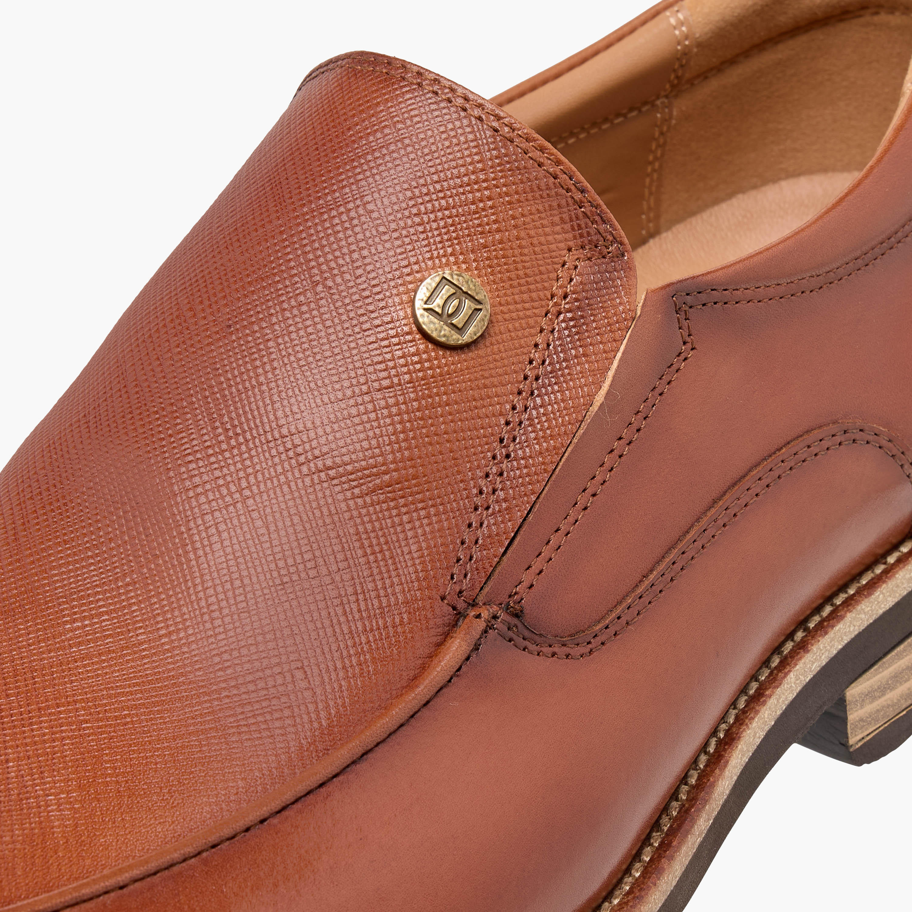 Duchini Men Genuine Leather Slip-On Loafers-men-shoes-formalshoes-image-4