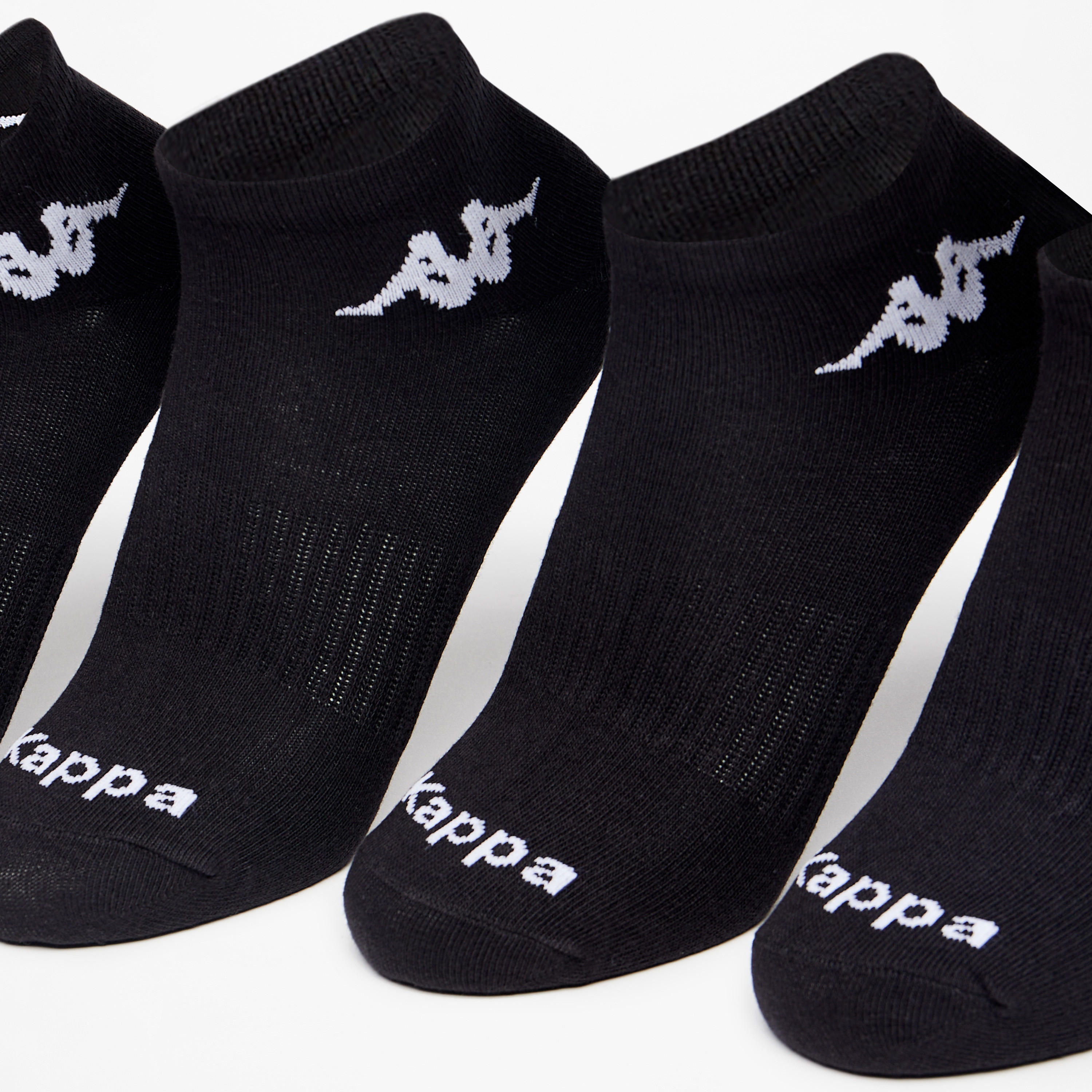 Kappa Logo Detail Ankle Length Sports Socks - Set of 5-women-socksandstockings-image-2