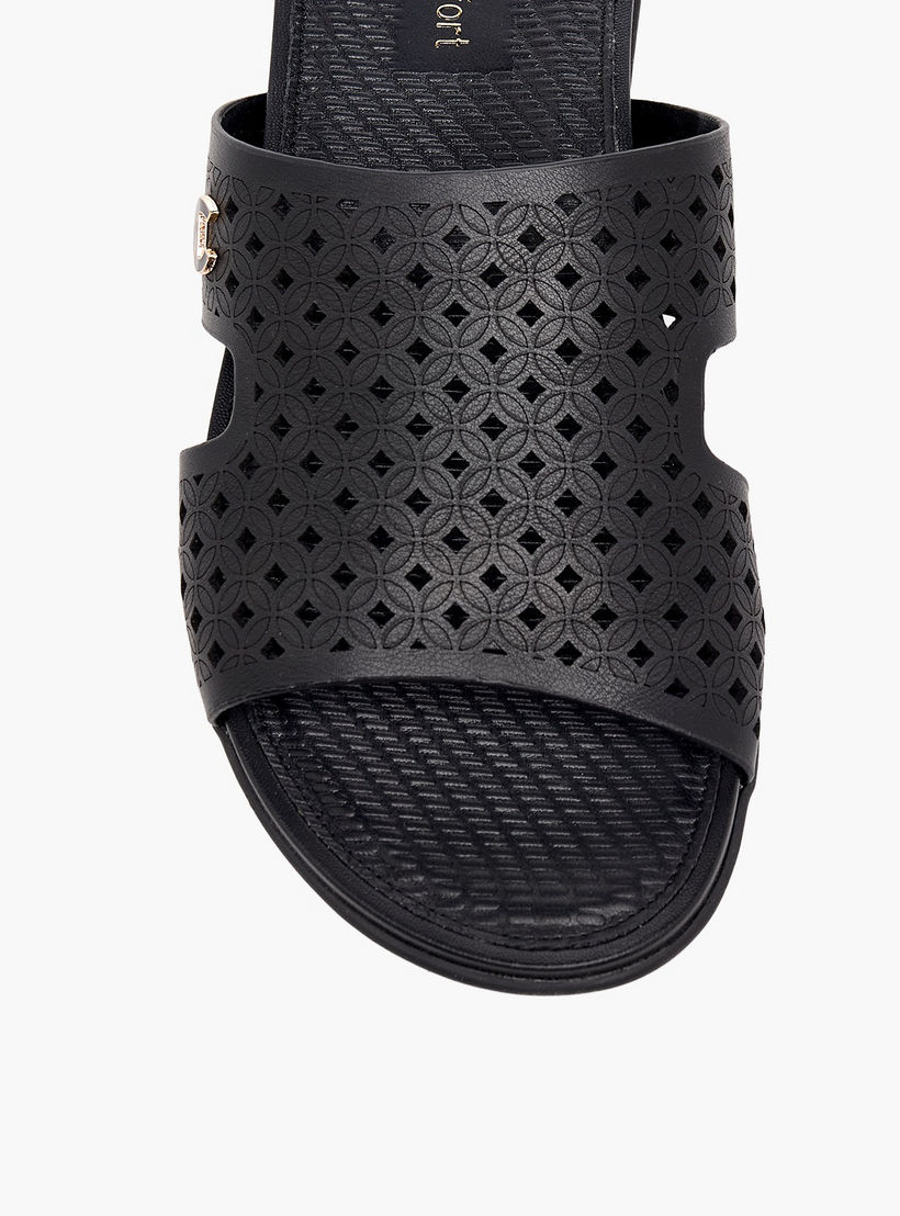 Le Confort Women Laser Cut Sandals-women-shoes-sandals-flats-image-4