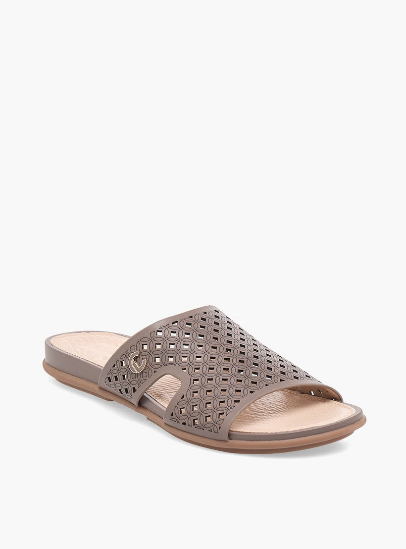 Le Confort Women Laser Cut Sandals-women-shoes-sandals-flats-image-2