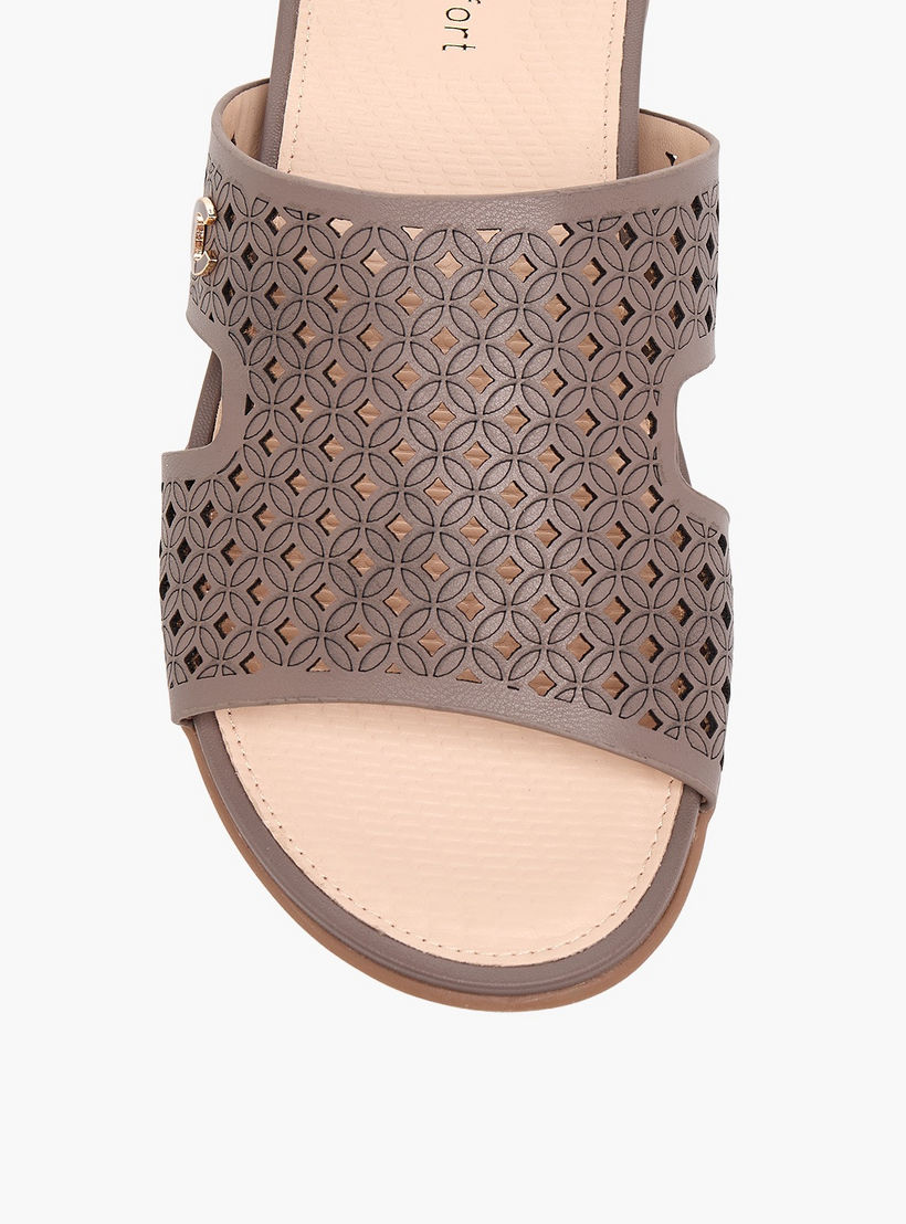 Le Confort Women Laser Cut Sandals-women-shoes-sandals-flats-image-4