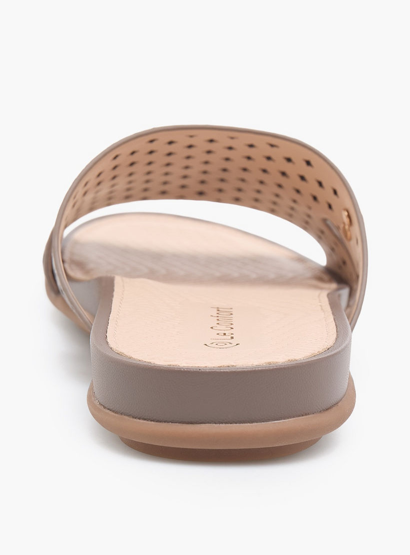 Le Confort Women Laser Cut Sandals-women-shoes-sandals-flats-image-5