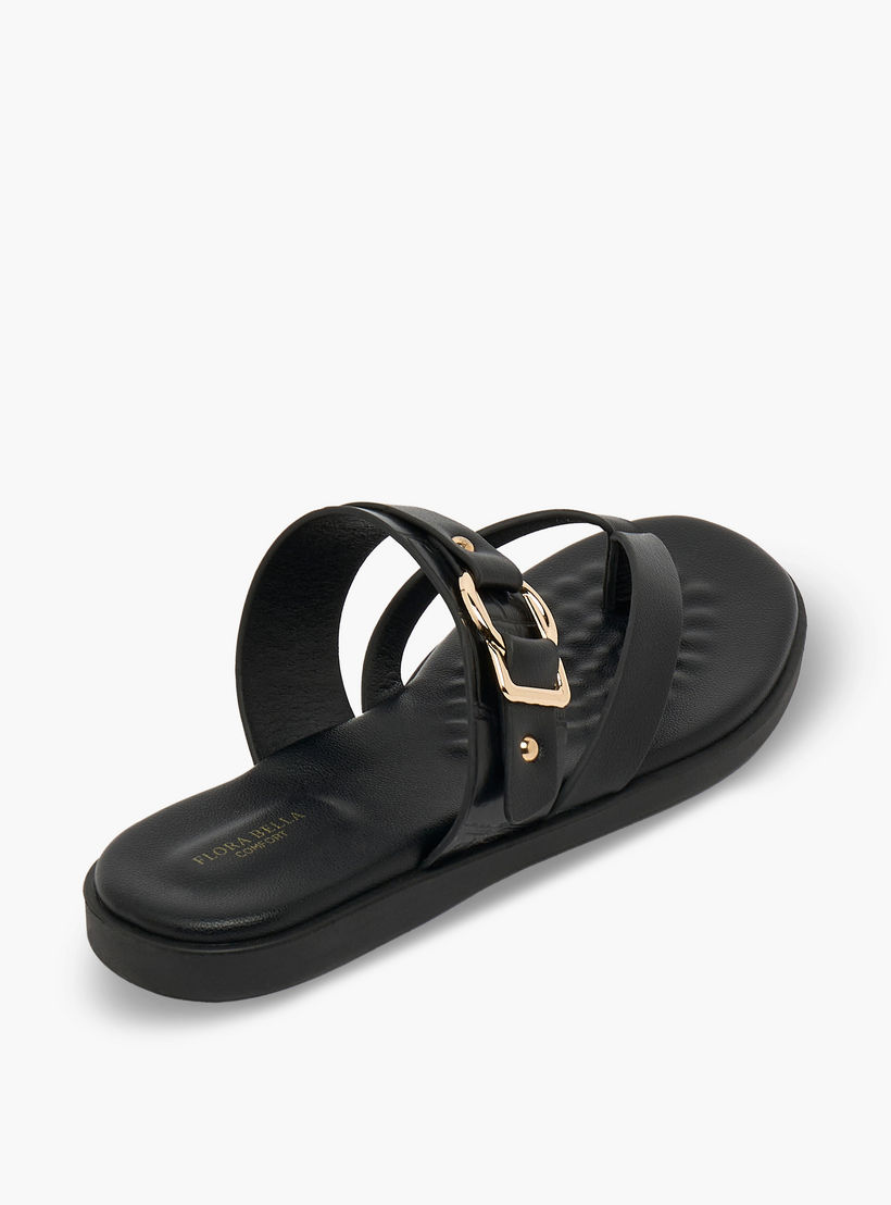 Flora Bella Women Buckle Accent Sandals-women-shoes-flats-sandals-image-6