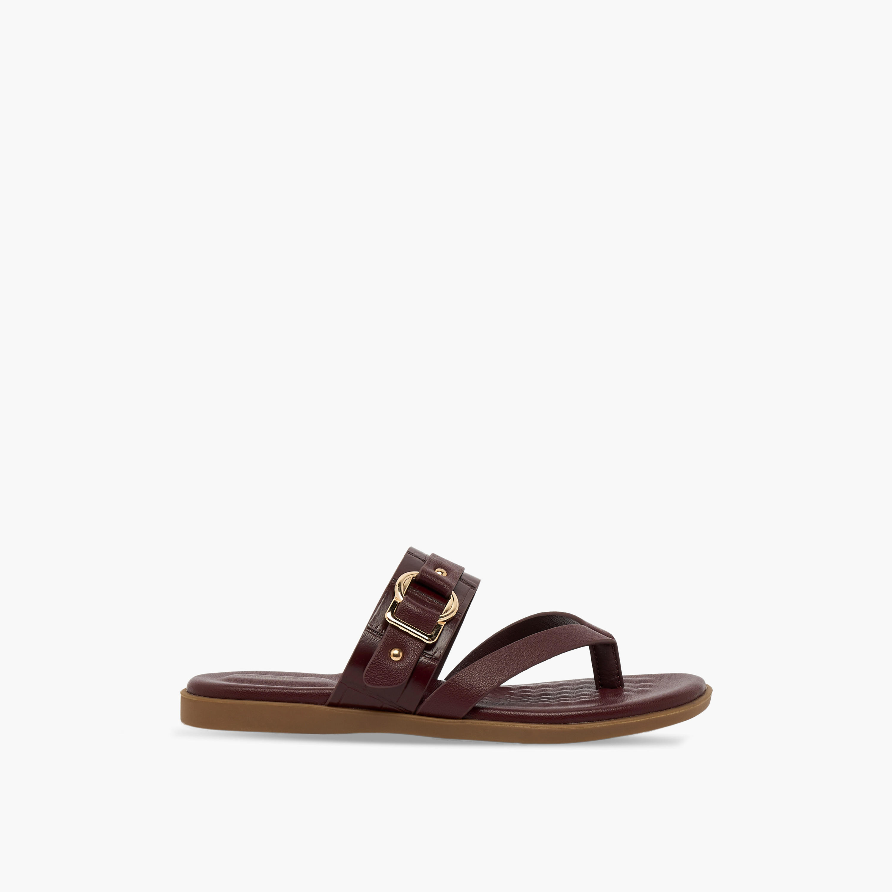 Flora Bella Women Buckle Accent Sandals-women-shoes-flats-sandals-image-3