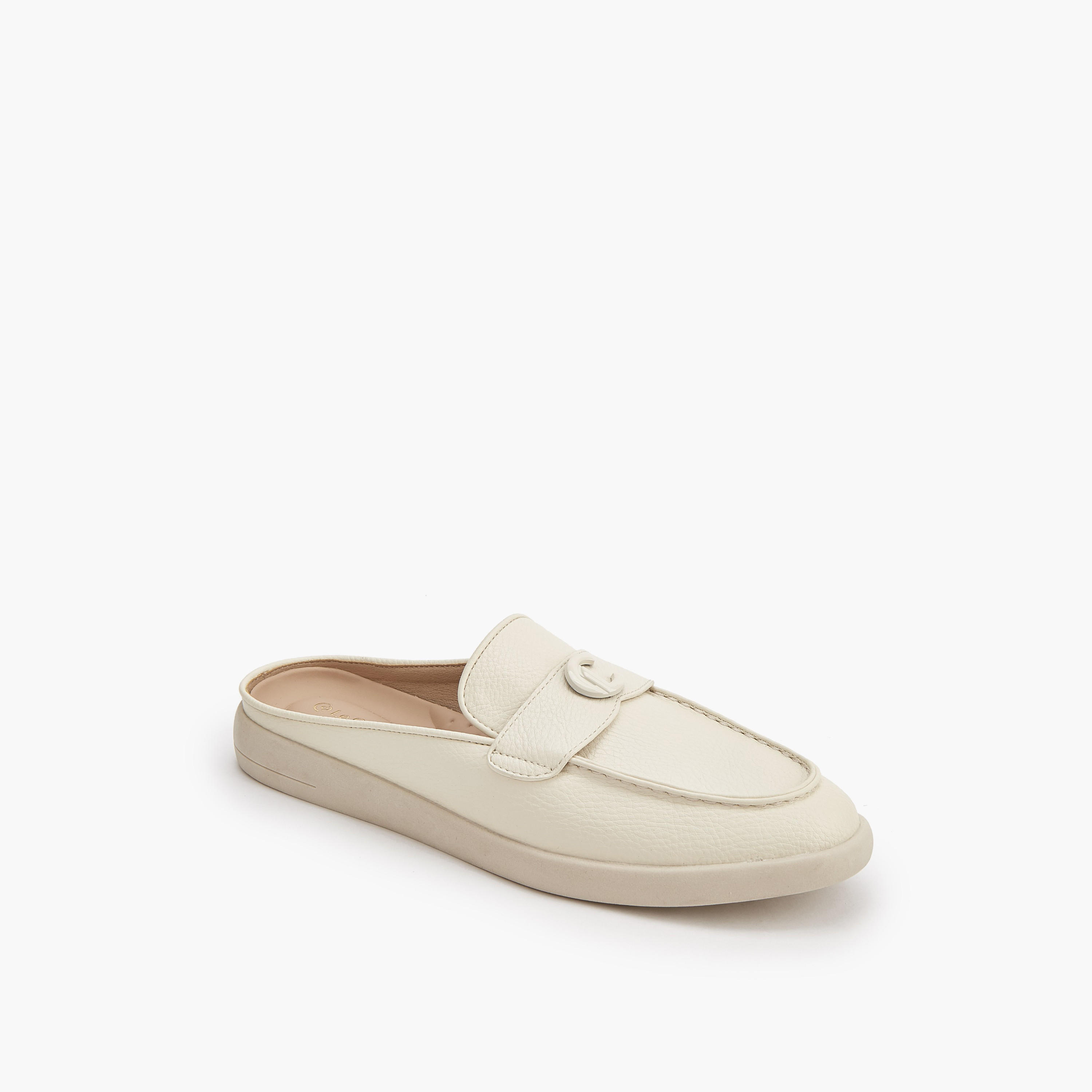 حذاء ميول سهل الارتداء للنساء من لو كونفورت-women-shoes-flats-mules-image-2
