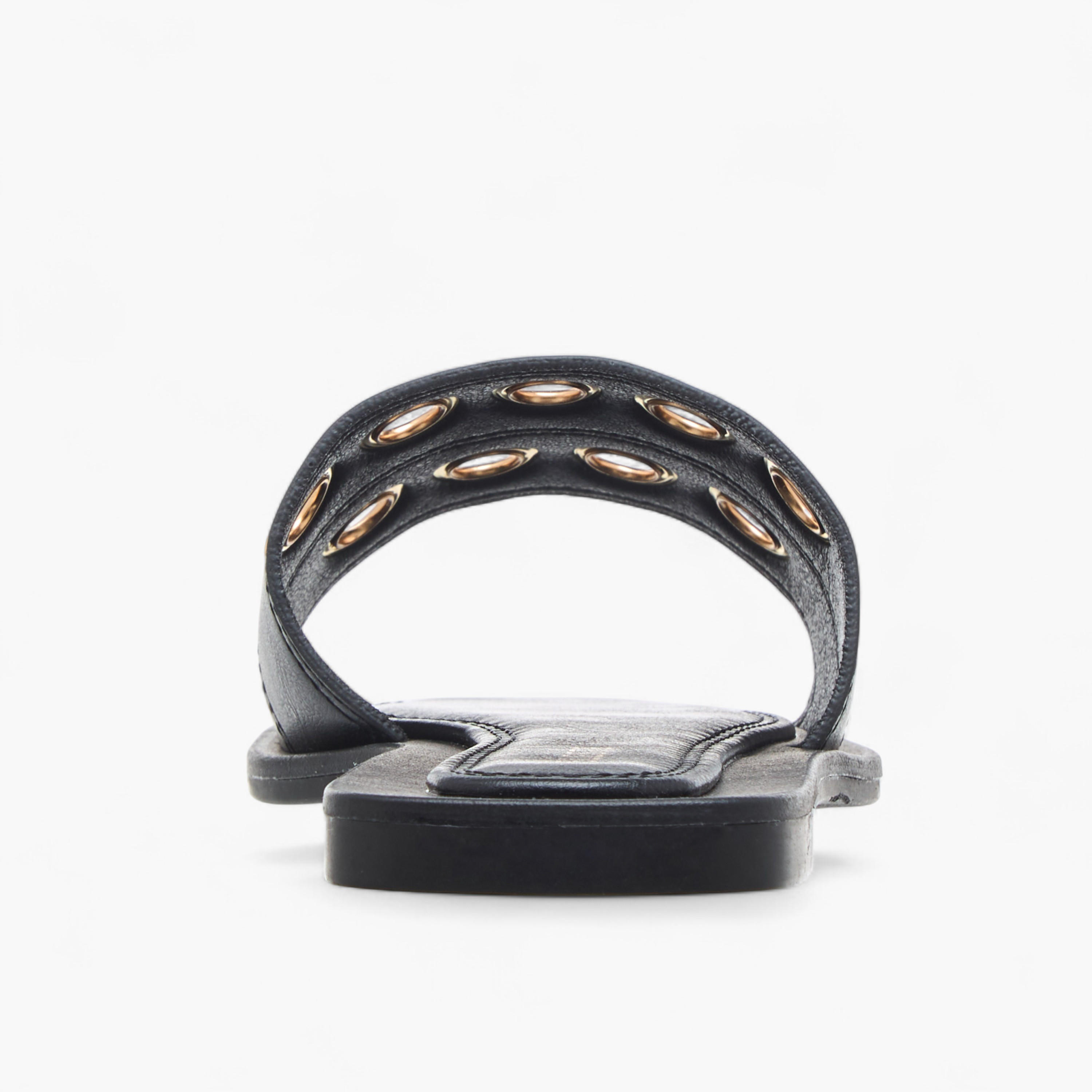 صندل سهل الارتداء بتفاصيل حلقات للنساء من سيليست - ZR606-women-shoes-flats-sandals-image-5