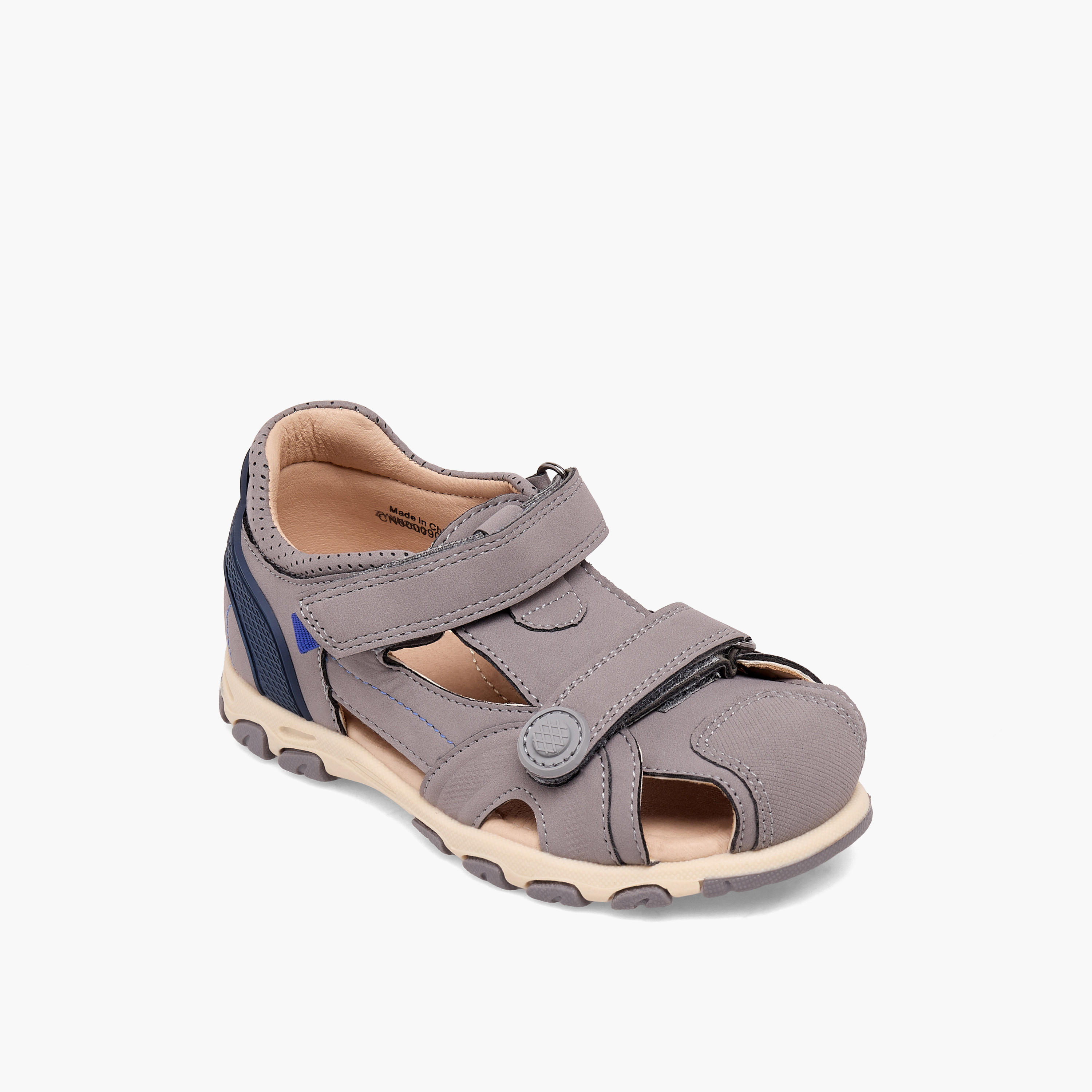 Juniors Boys Hook & Loop Fisherman Sandals-boys-shoes-sandals-image-2
